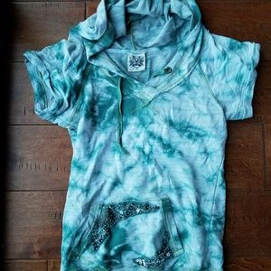 Miss Me short sleeve hoodie